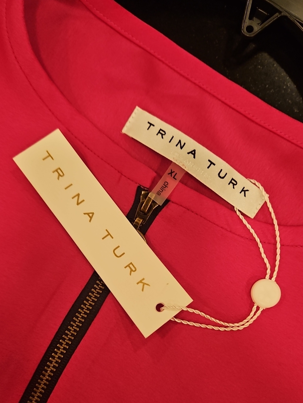💕TRINA TURK💕 Hasil 2 Dress ~ TPM Teal Plum XL NWT - Picture 11 of 14